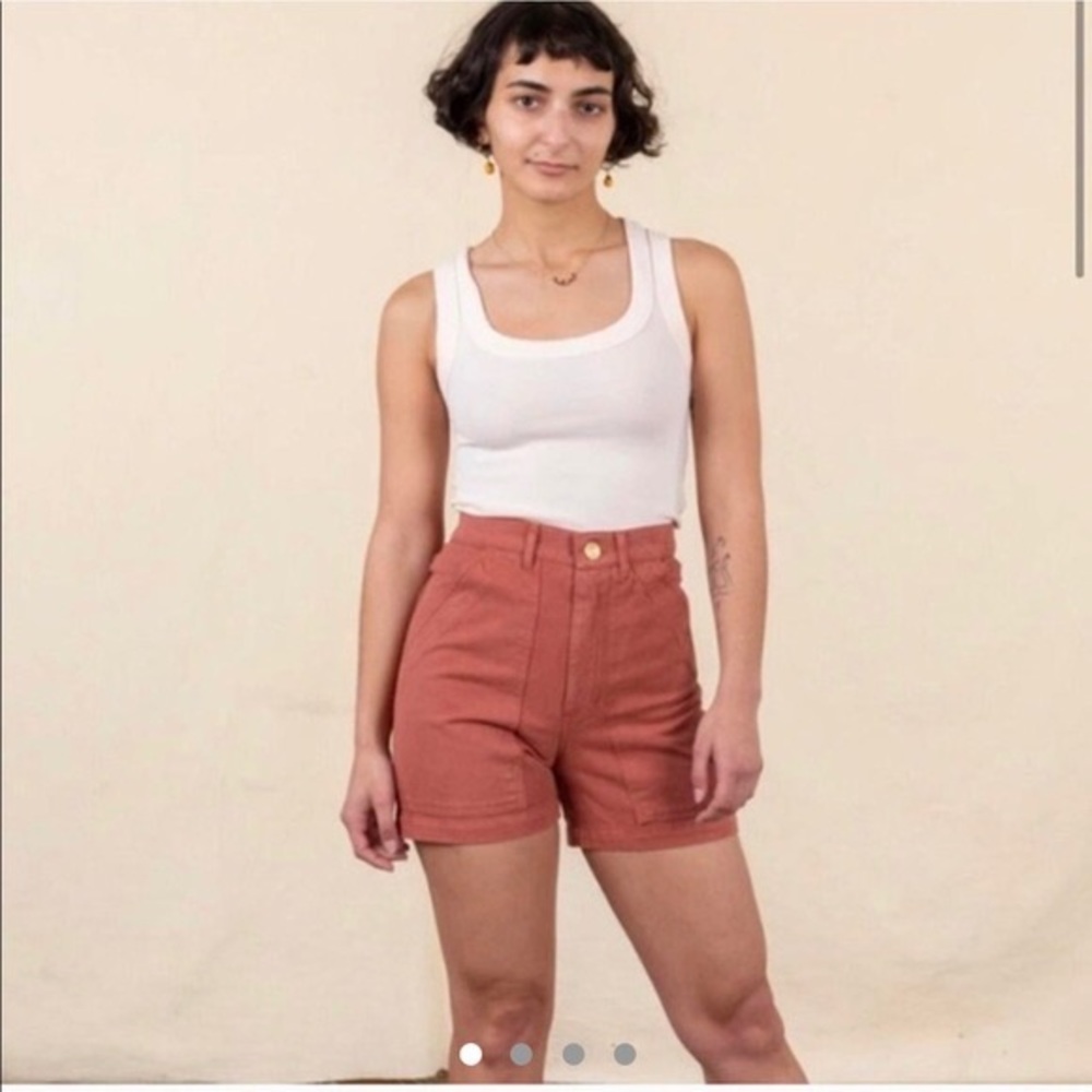 Classic Work Shorts from BigBudPress in Clay Red